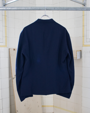 Load image into Gallery viewer, ss1993 Yohji Yamamoto Navy Gabardine Cropped Suit Jacket - Size M