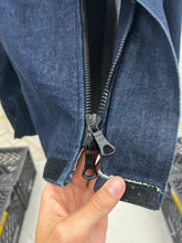 Load image into Gallery viewer, 1990s Vexed Generation Futuristic Denim Velcro Jacket - Size L