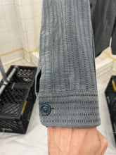 Load image into Gallery viewer, 2000s Armani Faded Blue Woven Pattern Shirt - Size L