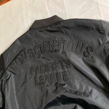 Load image into Gallery viewer, 2000s General Research Pacifists League Nylon Bomber Jacket - Size M