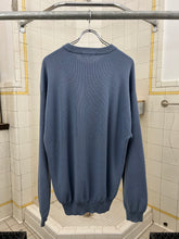 Load image into Gallery viewer, 1980s Issey Miyake Blue Rib Knit Sweater - Size M