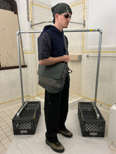 Load image into Gallery viewer, Late 1990s Mandarina Duck Slate Green Messenger Bag - Size OS