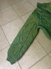 Load image into Gallery viewer, 1990s Armani Textured Iridescent Green Nylon "Hyper Cold" Cropped Jacket - Size L