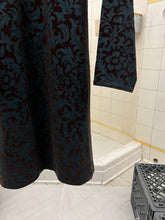 Load image into Gallery viewer, aw1996 Comme des Garcons Felt Floral Pinstripe Dress - Size S