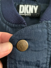Load image into Gallery viewer, 1990s Vintage DKNY Textured Nylon Cargo Bomber Jacket - Size S