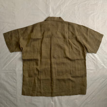 Load image into Gallery viewer, ss1998 Issey Miyake Iridescent Mustard Crinkled Shirt - Size L