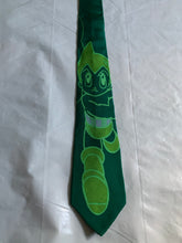 Load image into Gallery viewer, 2000s Yohji Yamamoto x  Tezuka Neon Green Astro Boy Necktie - Size OS