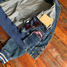 Load image into Gallery viewer, 1980s Katharine Hamnett Denim Teddy Jacket - Size L