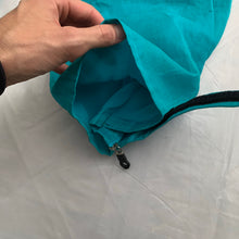 Load image into Gallery viewer, 2000s Armani Teal Linen Technical Trousers with Lampo Zippers - Size M