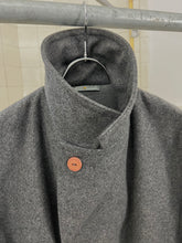 Load image into Gallery viewer, Late 1990s Mandarina Duck Rubberized Cuff and Hem Peacoat - Size L