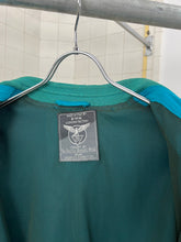 Load image into Gallery viewer, 1980s Armani Blue Bomber Jacket with Ribbed Collar Trim - Size M