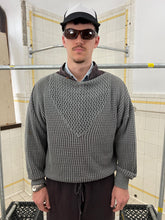 Load image into Gallery viewer, 1980s Marithe Francois Girbaud Wide Neck Multi Gauge Knit Sweater - Size M