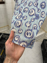 Load image into Gallery viewer, ss2000 Issey Miyake x Takashi Murakami Blue Jellyfish Eyes Printed Jersey - Size S