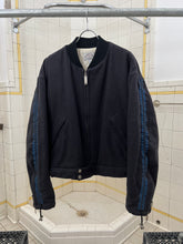 Load image into Gallery viewer, aw1993 Armani Padded Bomber with Arm Cinch and Back Graphic Detailing - Size XL