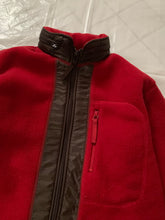 Load image into Gallery viewer, aw2000 Issey Miyake Red Fleece Technical Jacket - Size M