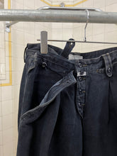 Load image into Gallery viewer, 1980s Marithe Francois Girbaud Pleated Denim Pants with Buttoned Pockets - Size M