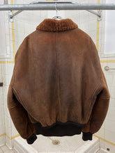 Load image into Gallery viewer, 1980s Katharine Hamnett Shearling Leather Bomber Jacket - Size L