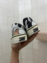 Load image into Gallery viewer, ss2000 Issey Miyake x Takashi Murakami Hand Painted Black and White Slip-ons - Size 8 US