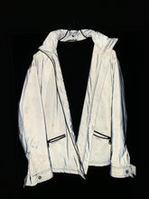 Load image into Gallery viewer, 2000s Armani Futuristic Reflective Glass Jacket with Modular Hood - Size XL