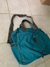 Load image into Gallery viewer, 2000s Issey Miyake Teal Nylon Transformable Bag - Size OS