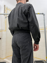 Load image into Gallery viewer, 1980s Armani Cropped Waxed Linen Military Blouson - Size S