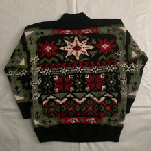 Load image into Gallery viewer, 1990s Katharine Hamnett Graphic Intarsia Turtleneck Sweater - Size XL