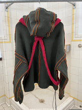 Load image into Gallery viewer, Seeing Red Green Dyed Elephant Trunk Hoodie with Red Token Bag - Size OS