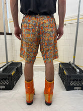 Load image into Gallery viewer, 1980s Katharine Hamnett Orange Paisley Print Shorts - Size XL