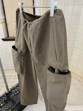 Load image into Gallery viewer, 2000s Mandarina Duck Khaki 'Cocoon' Aeropants with Egg Cell Cargo Pockets - Size OS