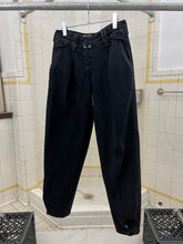 Load image into Gallery viewer, 1980s Marithe Francois Girbaud Pleated Denim Pants with Buttoned Pockets - Size M