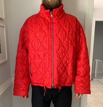 Load image into Gallery viewer, aw1993 Issey Miyake Massive Red Quilted Puffer Jacket - Size XL