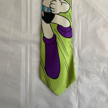 Load image into Gallery viewer, 2000s Yohji Yamamoto Purple and Green Astro Boy Necktie - Size OS