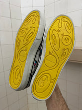 Load image into Gallery viewer, ss2000 Issey Miyake x Takashi Murakami Hand Painted Black and White Slip-ons - Size 9