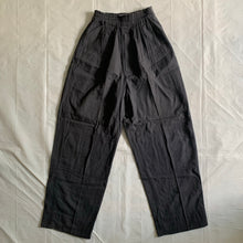 Load image into Gallery viewer, ss1983 Issey Miyake Charcoal Grey Textured Cotton Suit Set - Size L