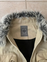 Load image into Gallery viewer, 1990s Dexter Wong Super Cropped Faux Collared Bomber Jacket with Extended Hem Ribbing - Size M