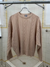 Load image into Gallery viewer, 1980s Marithe Francois Girbaud Diamond Cable Knit Sweater - Size M
