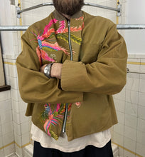 Load image into Gallery viewer, ss1996 Yohji Yamamoto Yuzen Dyed Phoenix Print Work Jacket - Size OS