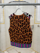 Load image into Gallery viewer, ss2018 Comme des Garcons Homme Plus Reversible Leopard Knit Vest - Size S