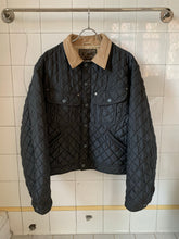 Load image into Gallery viewer, 1990s Armani Heavy Textured Quilted Nylon Trucker Jacket - Size XL