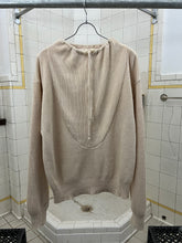 Load image into Gallery viewer, 1980s Marithe Francois Girbaud Wide Quarter Zip Sweater with Neck Cinching Detail - Size L