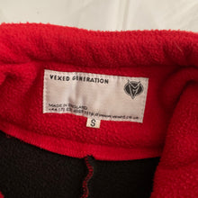 Load image into Gallery viewer, 1990s Vexed Generation Red Ninja Neck Fleece Zip Up - Size S