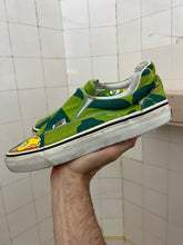 Load image into Gallery viewer, ss2000 Issey Miyake x Takashi Murakami Green Slip-ons - Size 9 US