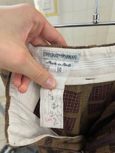 Load image into Gallery viewer, 1980s Armani Earth Toned Plaid Trousers - Size M