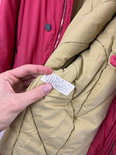 Load image into Gallery viewer, 1990s Armani Iridescent Pink Hooded Bomber - Size L