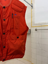 Load image into Gallery viewer, 1980s Katharine Hamnett x Goldie Orange Flight Vest - Size M