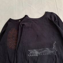 Load image into Gallery viewer, 2001 Bernhard Willhelm Skeleton Graphic Crewneck Sweater - Size M