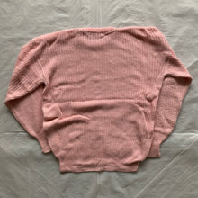 Load image into Gallery viewer, 1990s Armani Pink Wool Cable Knit Sweater - Size L