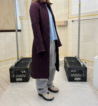 Load image into Gallery viewer, 2000s Mandarina Duck Wrinkled Contemporary Long Coat - Size S
