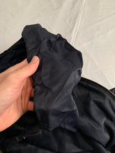 Load image into Gallery viewer, 1990s Armani Navy Pillow Neck Bondage Jacket with Removable Sleeves - Size L