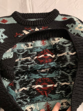 Load image into Gallery viewer, 1990s Katharine Hamnett Cropped Nordic Intarsia Sweater - Size M